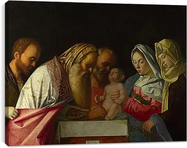 Постер на подрамнике - The Circumcision. Джованни Беллини