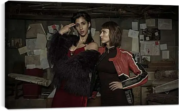 Постер на подрамнике - Бумажный дом. La casa de papel
