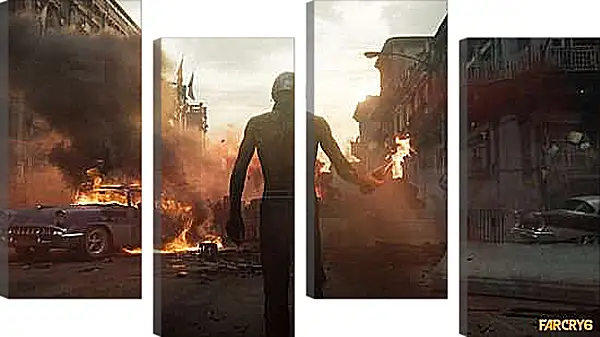 Модульная картина - Far Cry 6