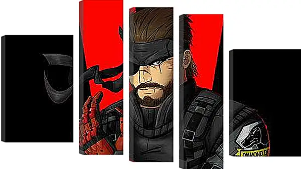 Модульная картина - metal gear solid v, the phantom pain, art
