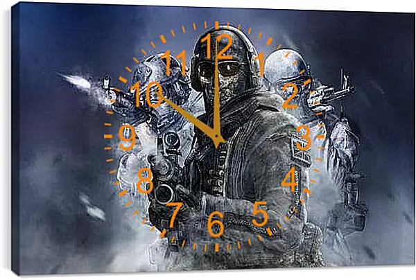Часы картина - Call Of Duty