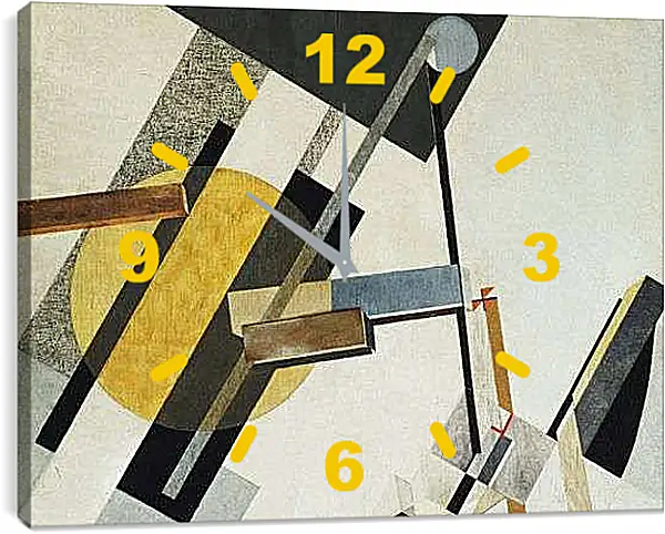 Часы картина - Неизвестно. Кандинский Василий