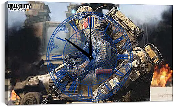 Часы картина - Call Of Duty: Black Ops III