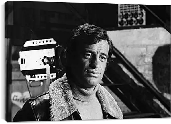 Постер на подрамнике - Жан-Поль Бельмондо. Jean-Paul Belmondo