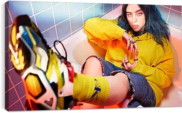 Постер на подрамнике - Билли Айлиш