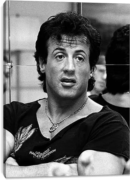 Постер на подрамнике - Сильвестр Сталлоне. Sylvester Stallone