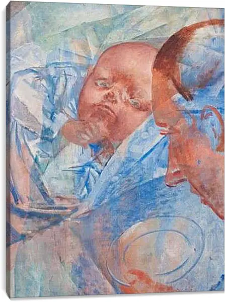 Постер на подрамнике - Mother and child. Петров-Водкин