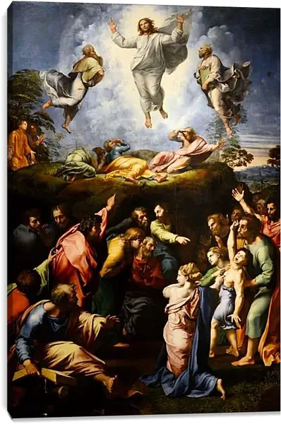 Постер на подрамнике - Преображение. Рафаэль Санти