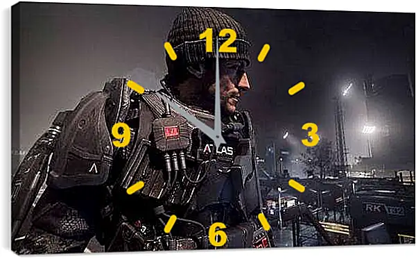 Часы картина - Call Of Duty: Advanced Warfare