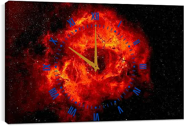 Часы картина - Космос