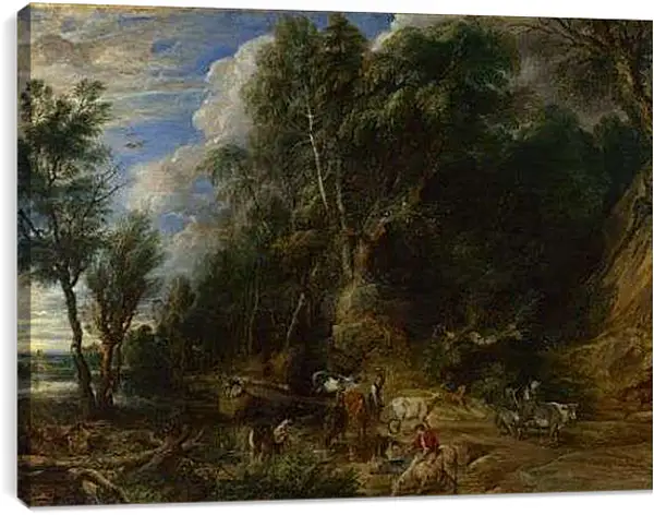 Постер на подрамнике - The Watering Place. Питер Пауль Рубенс