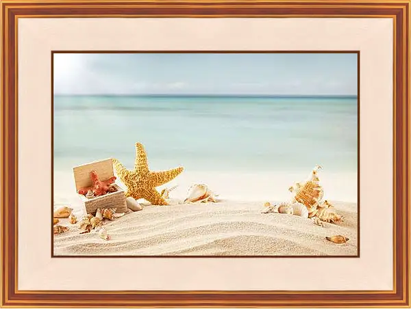 Картина в раме - Море, пляж