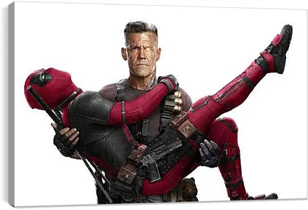 Постер на подрамнике - Дэдпул с другом