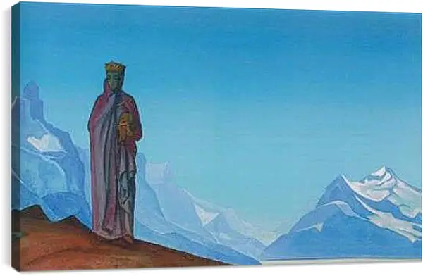 Постер на подрамнике - Камень несущая. Рерих Николай