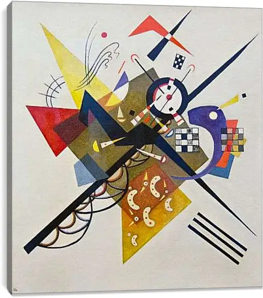Постер на подрамнике - Неизвестно. Кандинский Василий