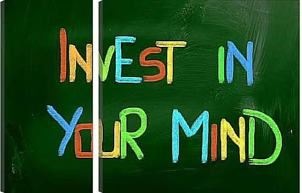 Модульная картина - Вкладывайтесь в свой разум