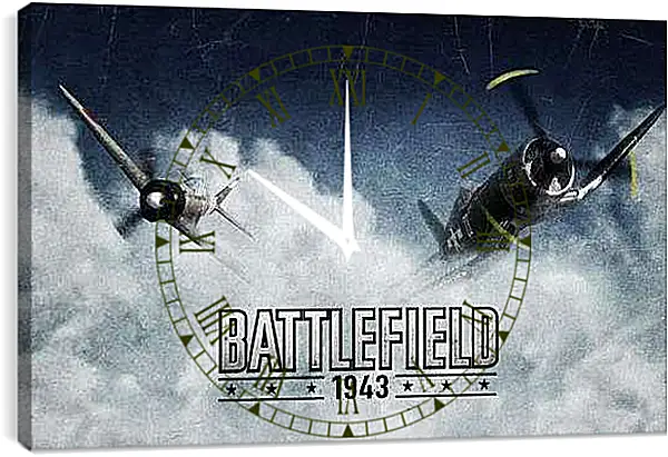 Часы картина - Battlefield 1943