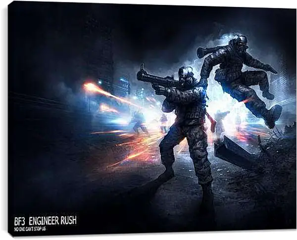 Постер на подрамнике - Battlefield 3