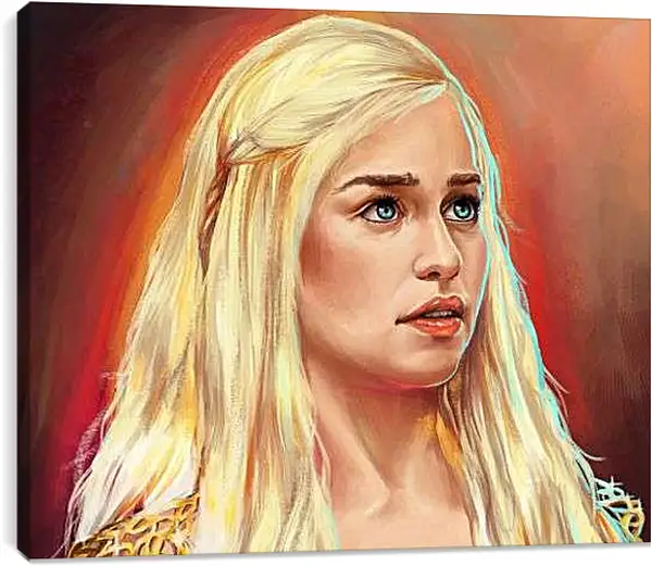 Постер на подрамнике - Дейeнерис