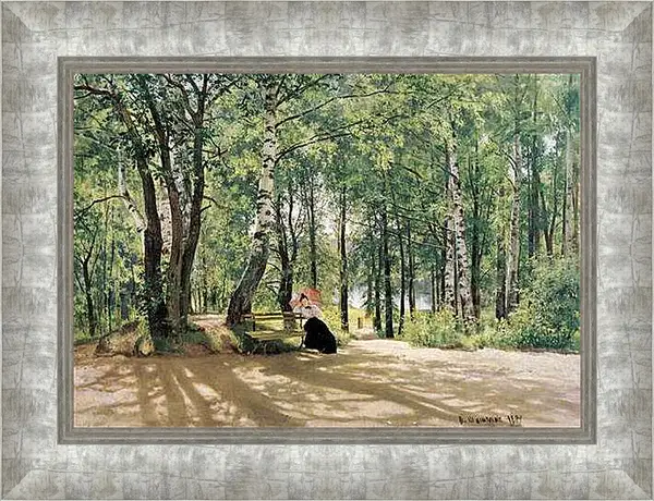 Картина в раме - Около дачи. Иван Шишкин