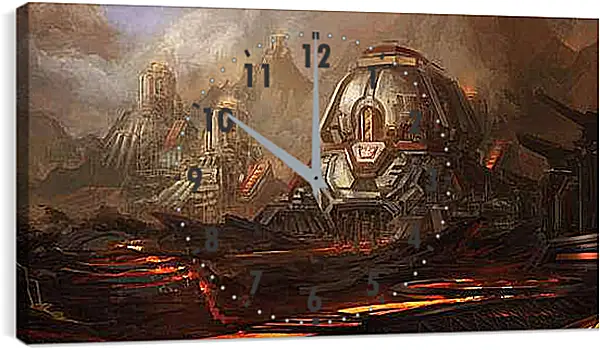 Часы картина - StarCraft II: Heart Of The Swarm