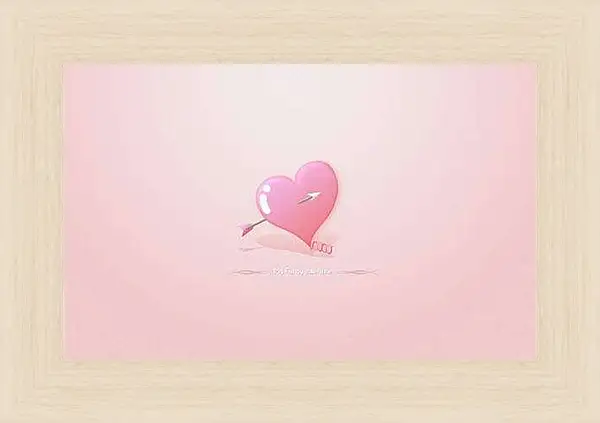 Картина в раме - Любовь