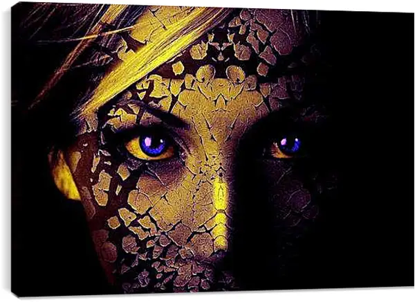 Постер на подрамнике - Глаза