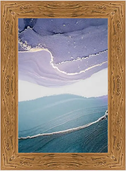 Картина в раме - Abstraction violet1. Mari Dein