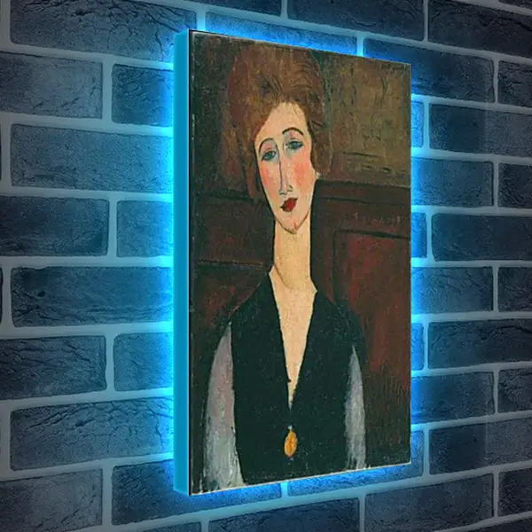 Лайтбокс световая панель - Portrait of a Woman. Портрет женщины. Амедео Модильяни