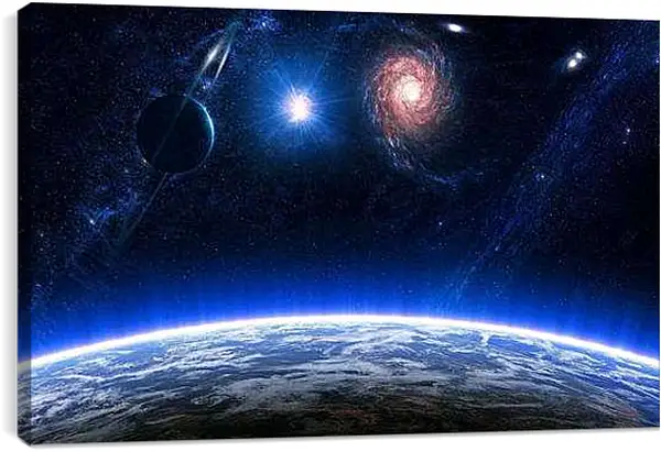Постер на подрамнике - Космос