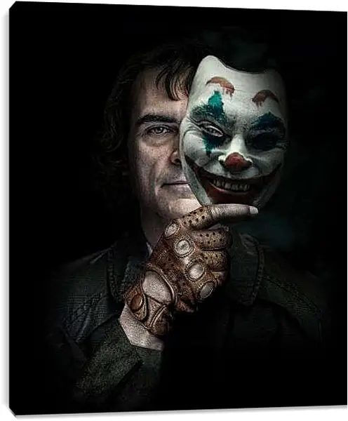 Постер на подрамнике - Джокер, маска