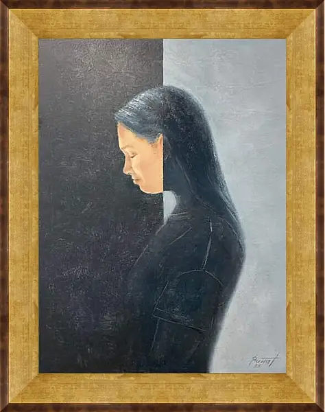 Картина в раме - Грусть
