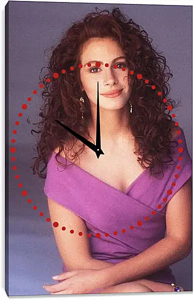 Часы картина - Джулия Робертс. Julia Roberts