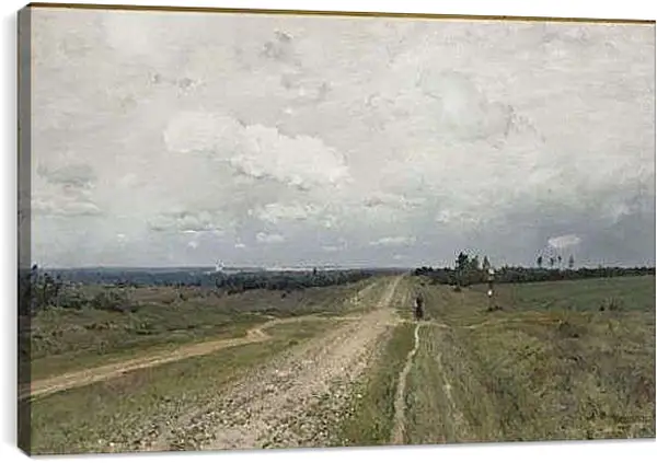 Постер на подрамнике - Владимирка. Левитан Исаак