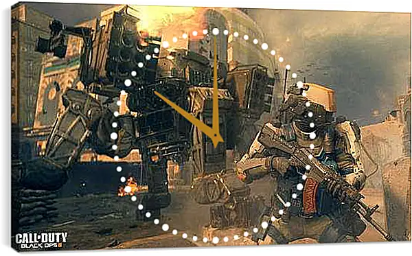 Часы картина - Call Of Duty: Black Ops III