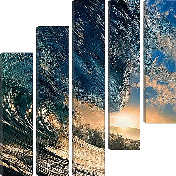Модульная картина - Волна