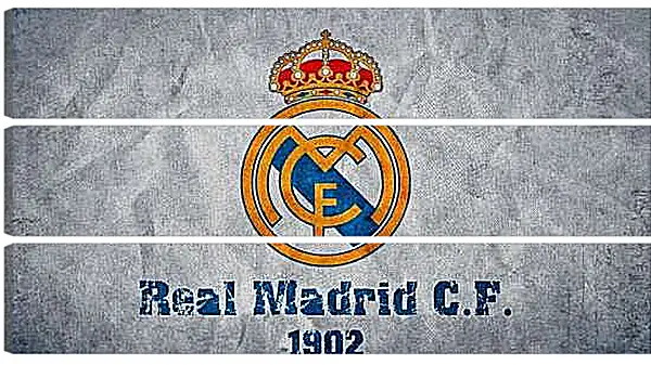 Модульная картина - Эмблема Реал Мадрид. Real Madrid.