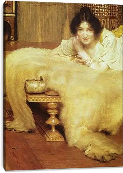 Постер на подрамнике - A Listener. Лоуренс Альма-Тадема