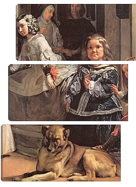 Модульная картина - Las Meninas (Detail) Диего Веласкес