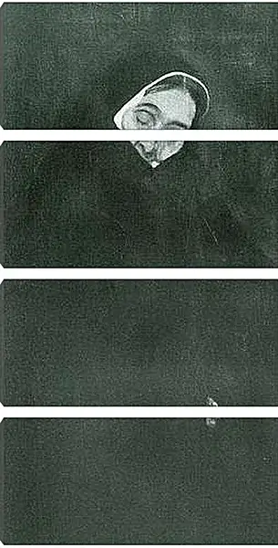 Модульная картина - Alte Frau. Густав Климт