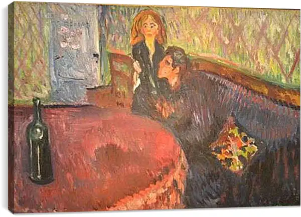 Постер на подрамнике - Desire. Эдвард Мунк