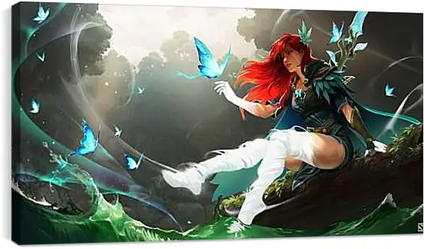 Постер на подрамнике - DotA 2, артпостер