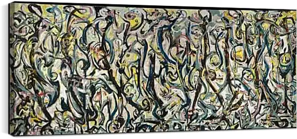 Постер на подрамнике - Мурал. Джексон Поллок