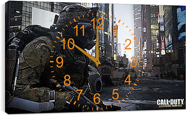 Часы картина - Call Of Duty: Advanced Warfare