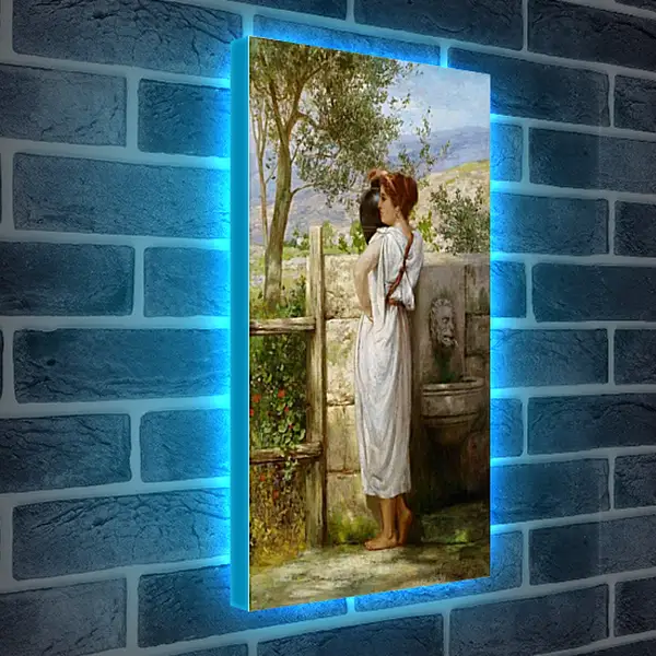 Лайтбокс световая панель - У колодца. Семирадский Генрих