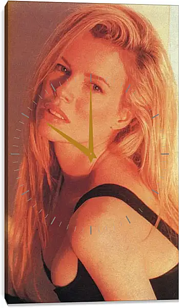 Часы картина - Ким Бейсингер. Kim Basinger