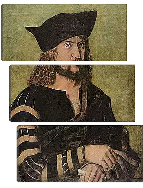 Модульная картина - Portrat Friedrichs des Weisen, Kurfurst von Sachsen. Портрет саксонского курфюрста Фридриха Мудрого III. Альбрехт Дюрер