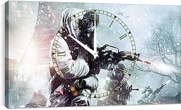 Часы картина - Call Of Duty: Black Ops
