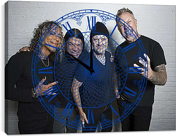 Часы картина - Металлика. Metallica