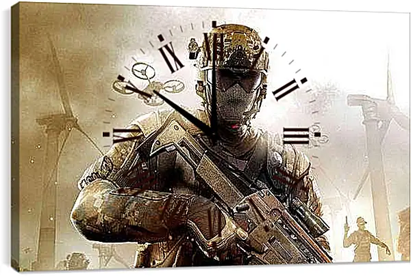 Часы картина - Call Of Duty: Black Ops II